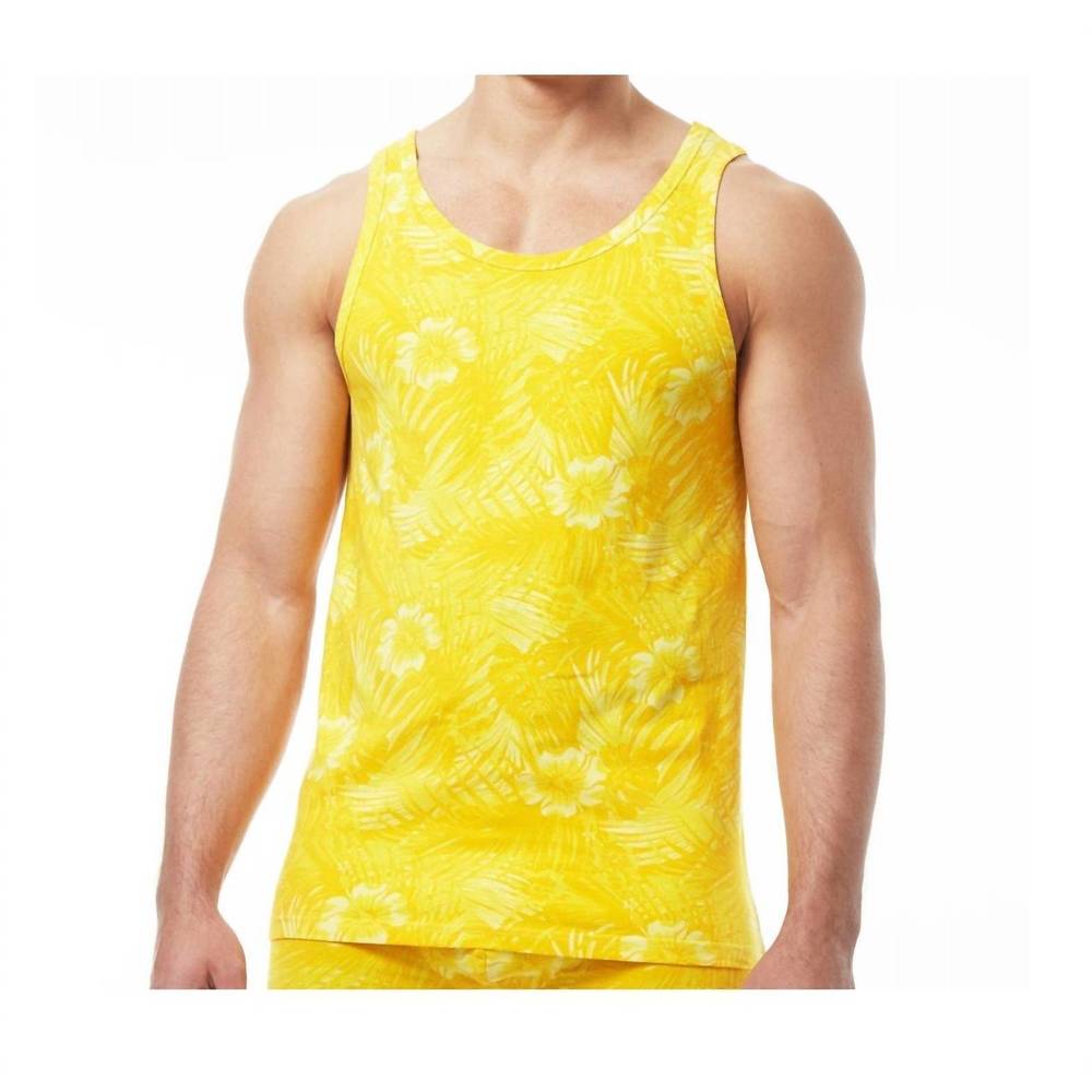 NEW PAPI tank top shirt in yellow